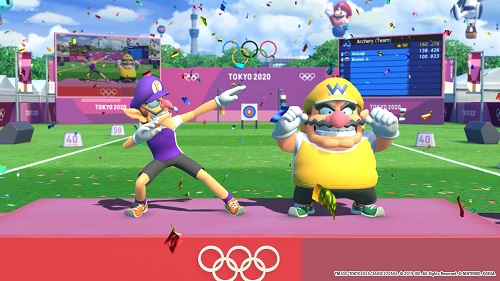 mario and sonic at the olympic