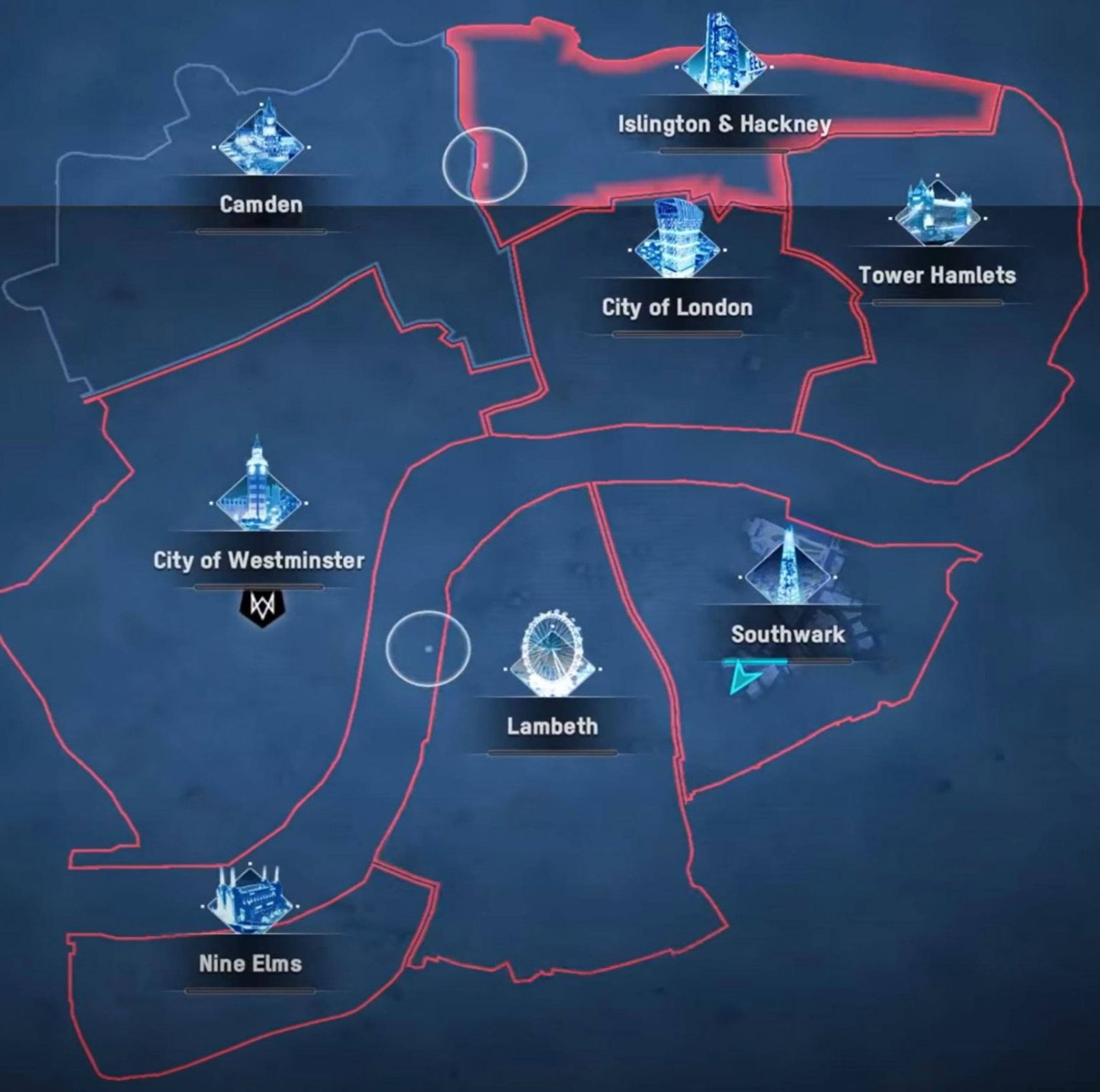 Here s the Full Watch Dogs Legion Map Rocket Chainsaw
